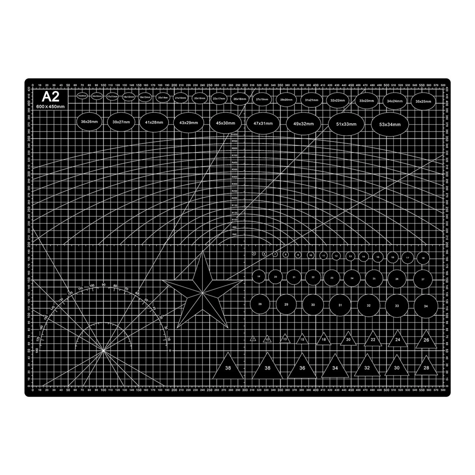 Черный самовосстанавливающийся коврик для резки